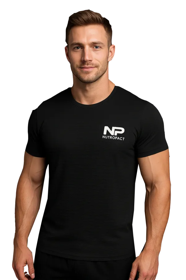 NutroPact_Premium_T-Shirt_|_Round_Neck|_Black