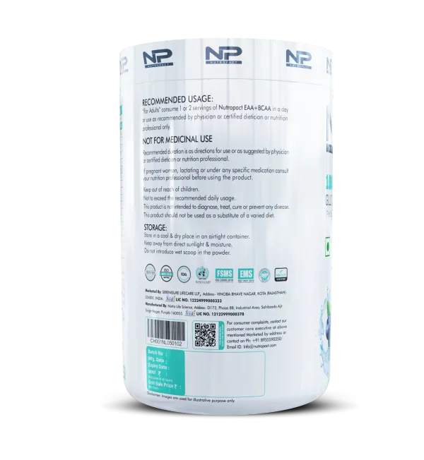 NutroPact_EAA_+_Bcaa_With_Glutamine_|_Blueberry_Flavor_|_Rapid_Immerge_|_Zero_Sugar_|_Boost_Recovery_|_Instant_Energy