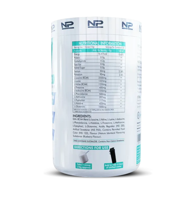 NutroPact_EAA_+_Bcaa_With_Glutamine_|_Blueberry_Flavor_|_Rapid_Immerge_|_Zero_Sugar_|_Boost_Recovery_|_Instant_Energy