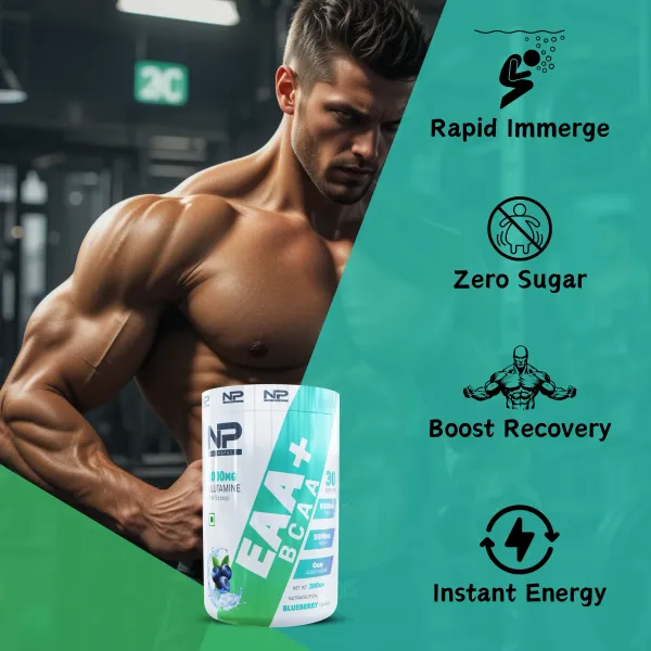 NutroPact_EAA_+_Bcaa_With_Glutamine_|_Blueberry_Flavor_|_Rapid_Immerge_|_Zero_Sugar_|_Boost_Recovery_|_Instant_Energy