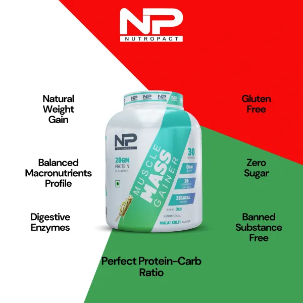 NutroPact_Muscle_Mass_Gainer_With_Multivitamins_and_Minerals_|Malai_Kulfi_Flavor_|_20Gm_Protein_|_Added_Digestive_Enzymes_|_Perfect_Protein_Carb_Ratio