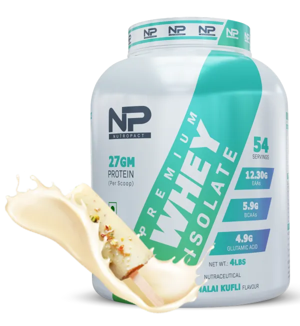 NutroPact_Premium_Whey_Protein_Isolate_|_Malai_Kulfi_Flavor_|_Added_Digestive_Enzyme_|_27Gm_Protein_|_4Lbs_|_Hormone_Free_|_Easy_Mix_(3-4_Shakes_without_Shaker_Ball)_|_4.9Gm_Glutamic_Acid