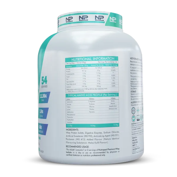 NutroPact_Premium_Whey_Protein_Isolate_|_Malai_Kulfi_Flavor_|_Added_Digestive_Enzyme_|_27Gm_Protein_|_4Lbs_|_Hormone_Free_|_Easy_Mix_(3-4_Shakes_without_Shaker_Ball)_|_4.9Gm_Glutamic_Acid