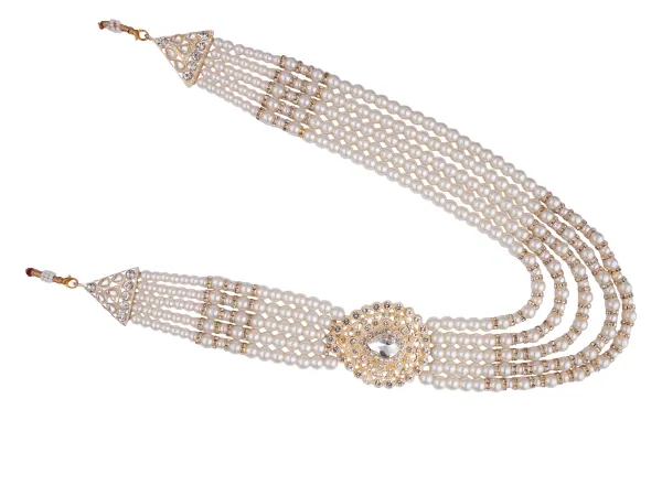 Minimalistic_Multi-Layer_Grooms_Mala_With_Kundan_Accents_-_White