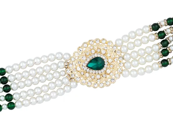 Minimalistic_Multi-Layer_Grooms_Mala_With_Kundan_Accents_-_Green