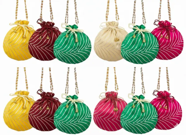 Bandhani_Style_Round_Potli_Bag_with_Golden_Handle_-_Muticolour