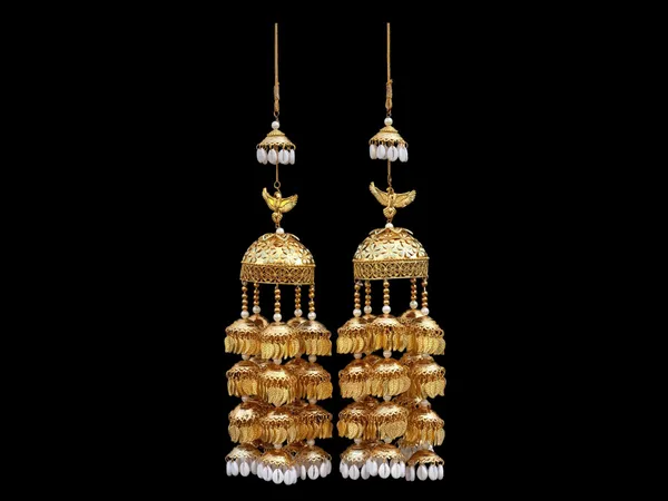 Grand_Multi_Layer_Golden_Bridal_Kaleera_With_Bird_Motif_&_Pearl_Drops