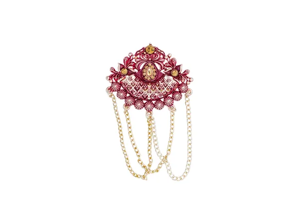Royal_Groom_Brooch_With_Stone_Detailing