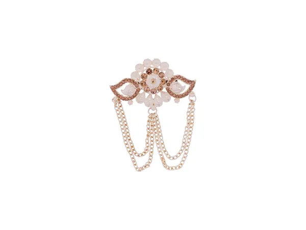 Floral_Designer_Groom's_Brooch_With_Dual_Chain