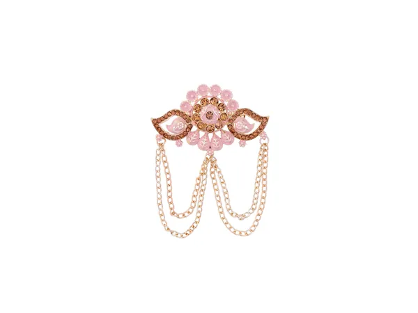 Floral_Designer_Groom's_Brooch_With_Dual_Chain