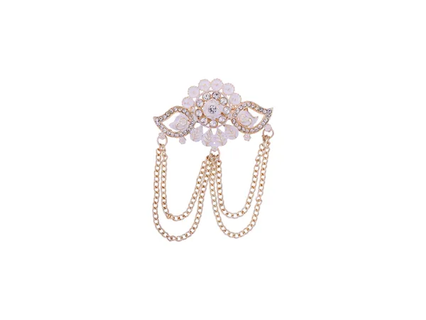 Floral_Designer_Groom's_Brooch_With_Dual_Chain