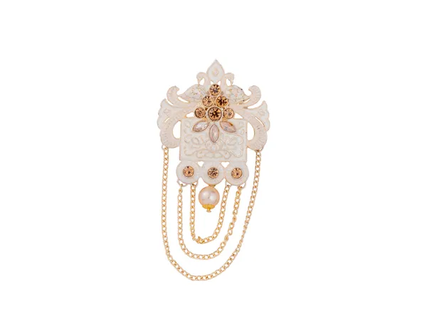 Elegant_Groom_Brooch_With_Stone_Detailing