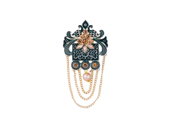 Elegant_Groom_Brooch_With_Stone_Detailing