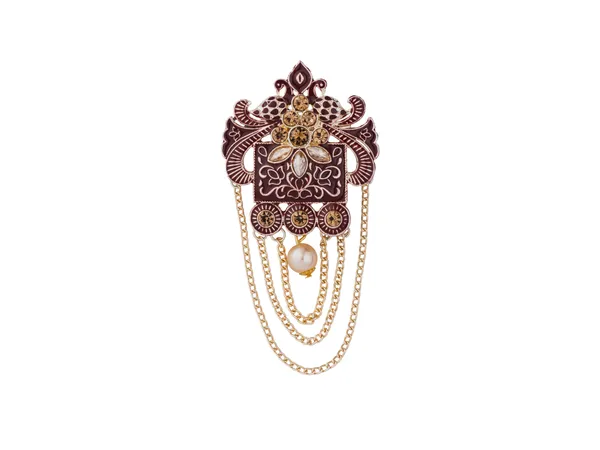 Elegant_Groom_Brooch_With_Stone_Detailing