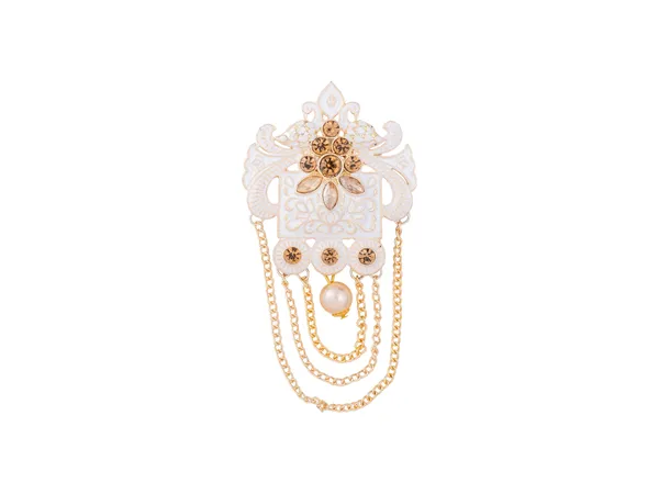 Elegant_Groom_Brooch_With_Stone_Detailing