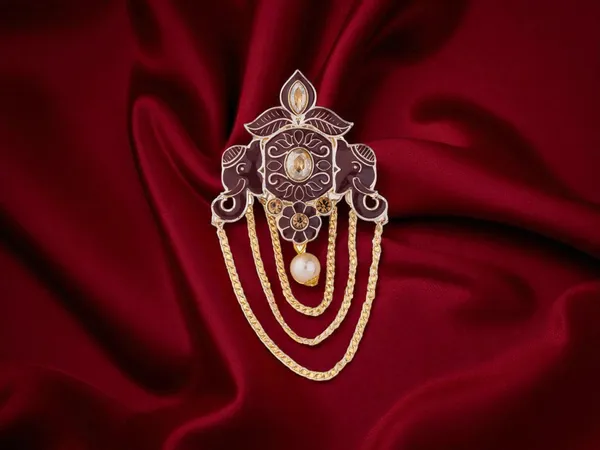 Elephant_Design_Groom's_Brooch