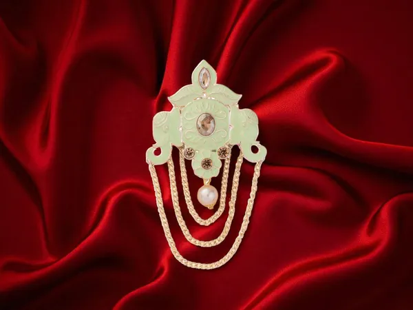 Elephant_Design_Groom's_Brooch