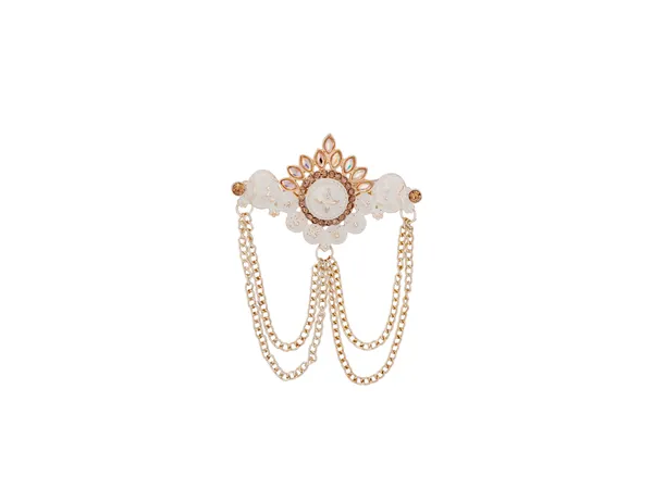 Elegant_Groom_Brooch_With_Chain