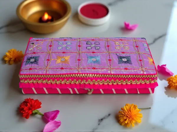 Rajwada_Handcrafted_Cash_Box-_Lavender