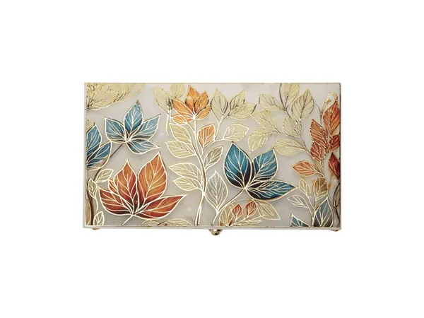 Elegant_Multicolor_Leaf_Design_Cash_Box