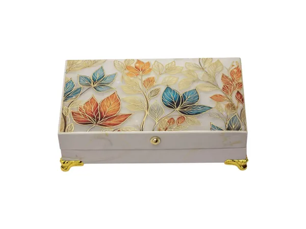 Elegant_Multicolor_Leaf_Design_Cash_Box