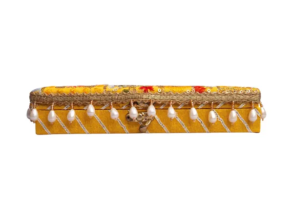 Phulkari_Embroidered_Cash_Box_-Yellow