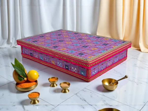 Rajwada_Handcrafted_Chowki_-_Lavender