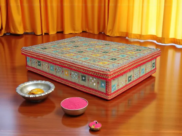 Rajwada_Handcrafted_Chowki_-_Pista