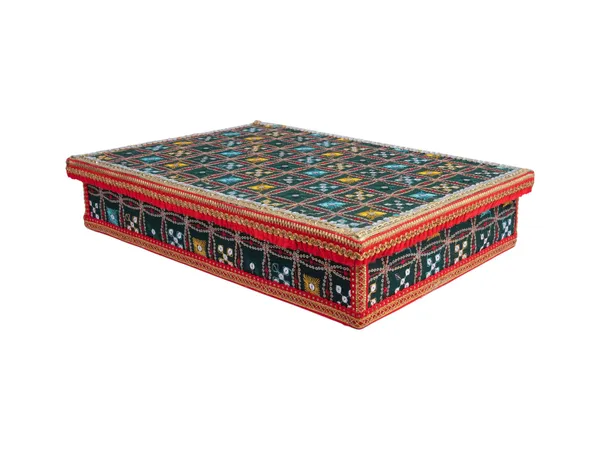 Rajwada_Handcrafted_Chowki_-_Green