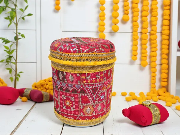 Phulkari_Handcrafted_Box_-_Rani_Pink