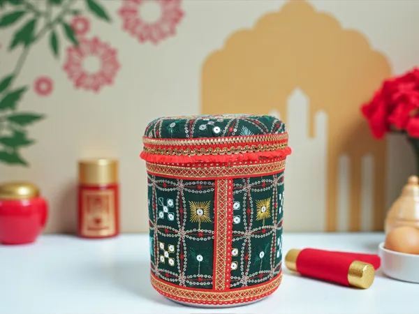 Rajwada_Handcrafted_Box_-_Green