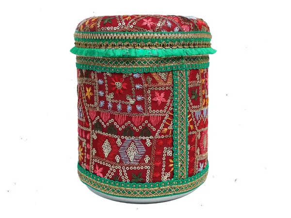 Phulkari_Handcrafted_Box_-_Maroon