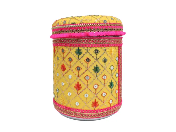 Zardozi_Handcrafted_Box_-_Yellow