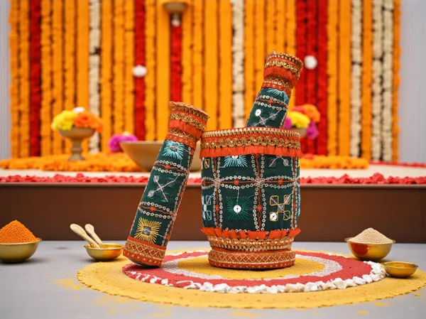 Rajwada_Handcrafted_Okhal_Musal_-_Green