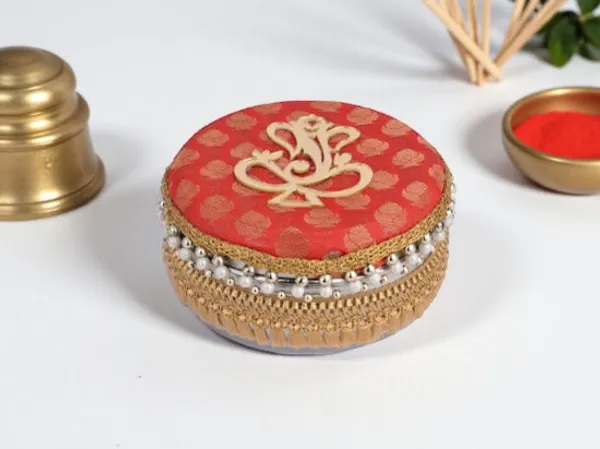 Decorative_Ganpati_Ladoo_Container_-_Red_(Pack_Of_2)