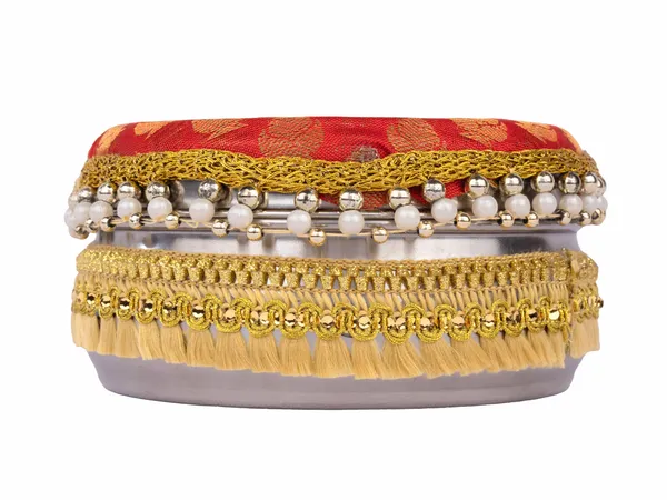Decorative_Ganpati_Ladoo_Container_-_Red_(Pack_Of_2)