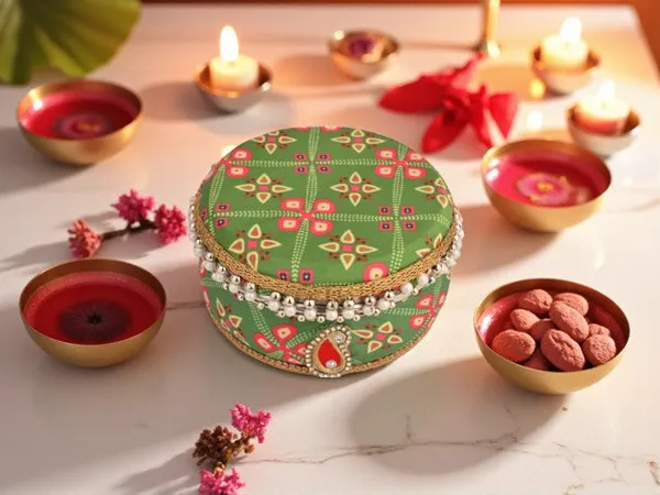 Traditional_Rajasthani_Ladoo_Box_-_Green_(Pack_Of_2)