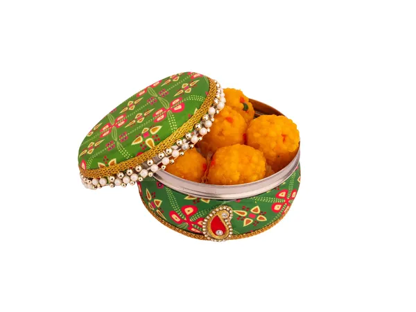 Traditional_Rajasthani_Ladoo_Box_-_Green_(Pack_Of_2)