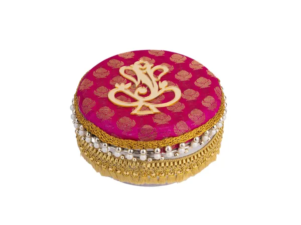 Decorative_Ganpati_Ladoo_Container_-_Pink_(Pack_Of_2)
