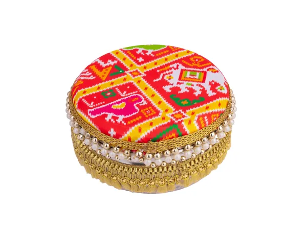 Traditional_Ikat_Ladoo_Box_-_Orange_(Pack_Of_2)