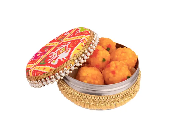 Traditional_Ikat_Ladoo_Box_-_Orange_(Pack_Of_2)