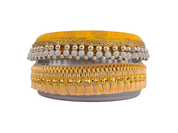 Decorative_Ganpati_Ladoo_Container_-_Yellow_(Pack_Of_2)