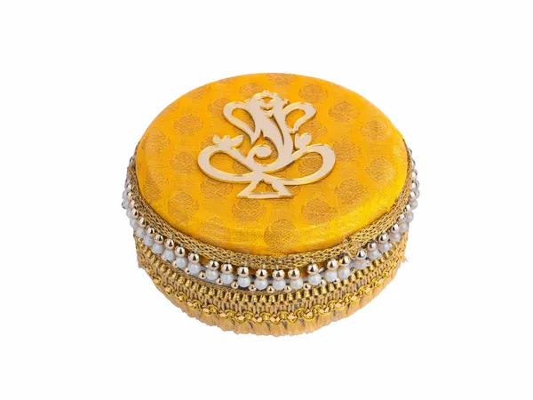 Decorative_Ganpati_Ladoo_Container_-_Yellow_(Pack_Of_2)