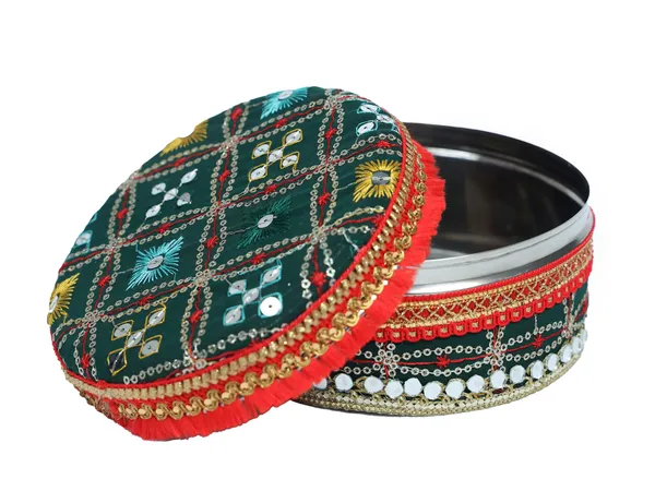 Rajwada_Handcrafted_Laddoo_Box_-_Green