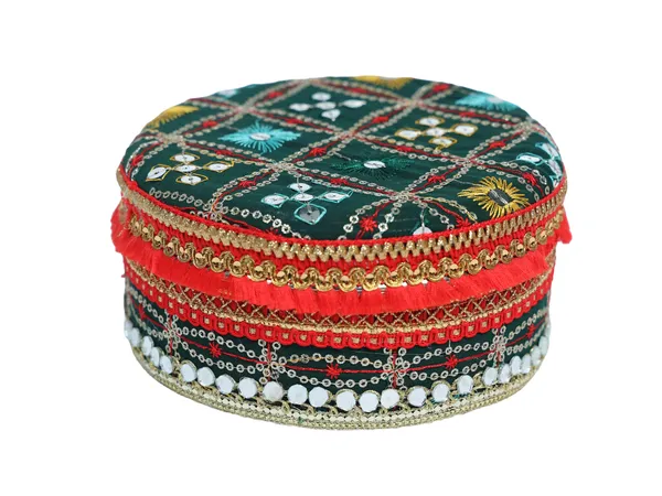 Rajwada_Handcrafted_Laddoo_Box_-_Green