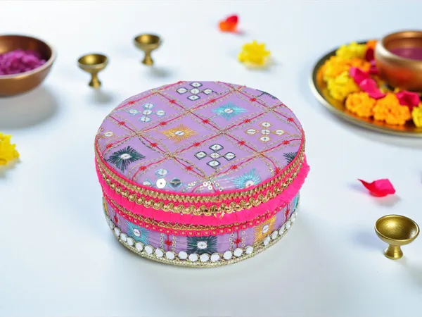 Rajwada_Handcrafted_Laddoo_Box_-_Lavender