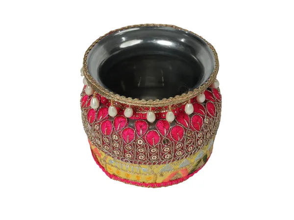 Phulkari_Handcrafted_Lota_-_Yellow