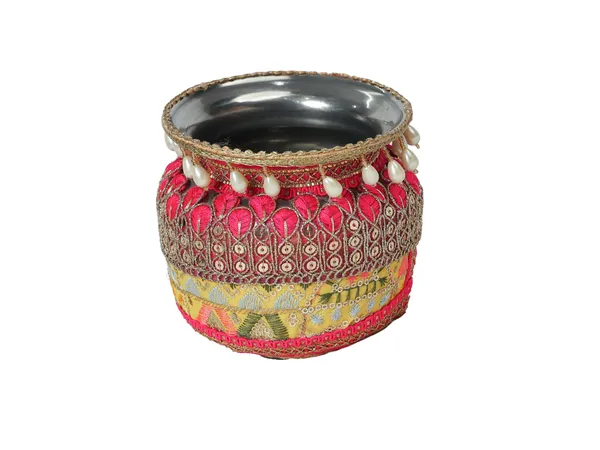Phulkari_Handcrafted_Lota_-_Yellow