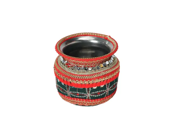 Rajwada_Handcrafted_Lota_-_Green