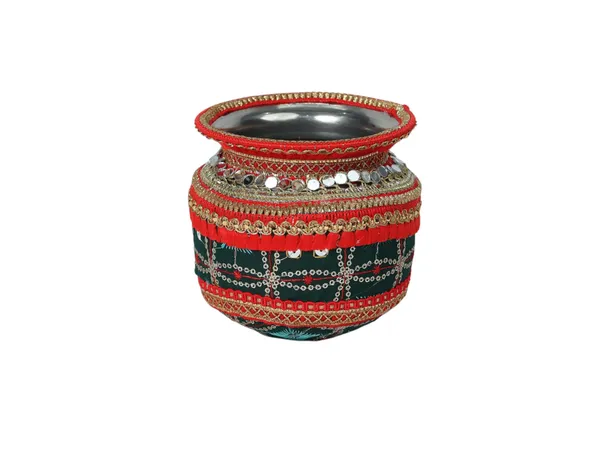 Rajwada_Handcrafted_Lota_-_Green